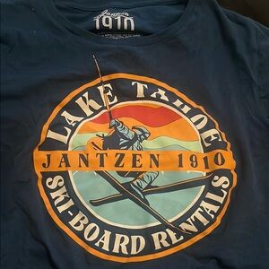 Jantzen women’s Blue Graphic T-Shirt